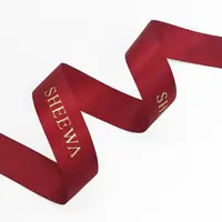 Double Face Hot Stamping Satin Ribbon