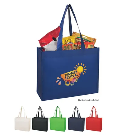 Custom Matte Laminated Non Woven Shopper Tote Bag