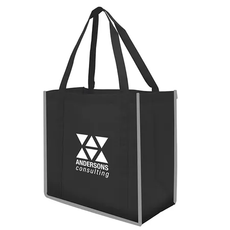Custom Reflective Large Grocery Tote Bag