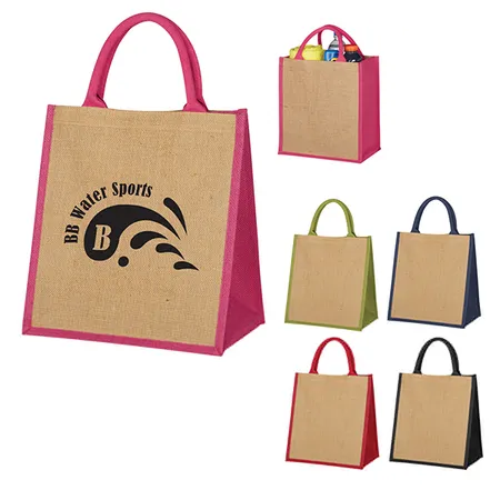 Custom Escape Jute Tote Bag