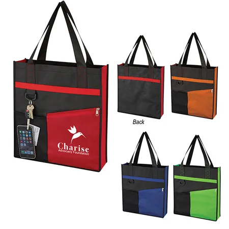 Custom Non Woven Fashionable Tote Bag