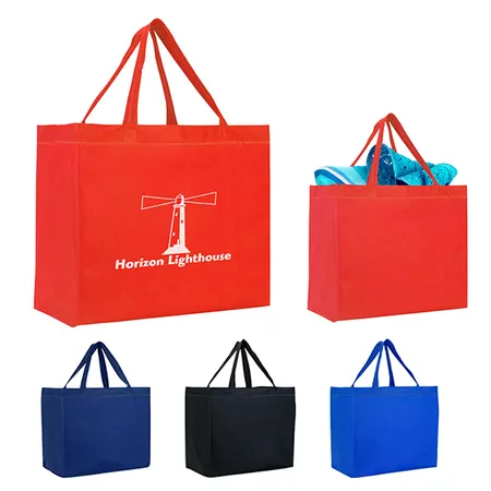 Custom Heat Sealed Non Woven Grande Tote Bag