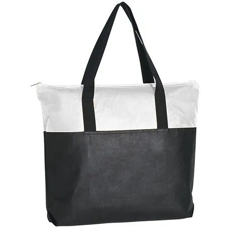 Custom Non Woven Zippered Tote Bag
