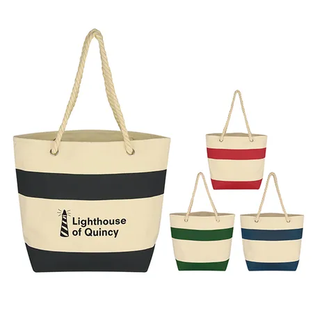 Custom Cruising Tote Bag With Rope Handles