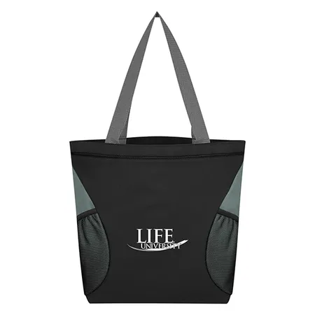 Custom Mesh Accent Tote Bag