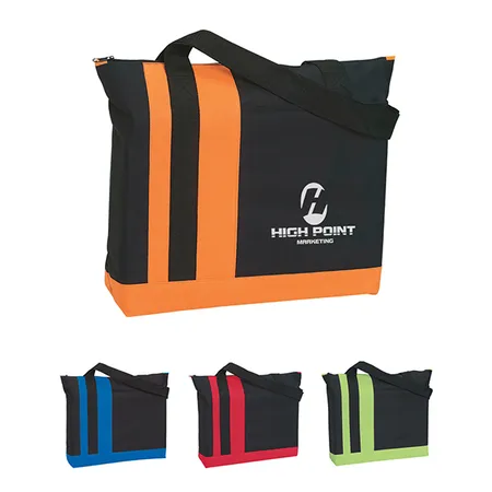 Custom Tri Band Tote Bag
