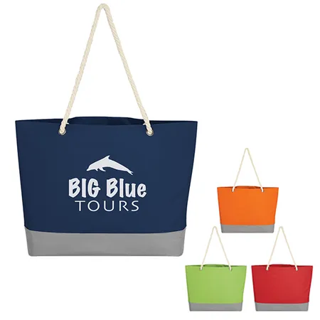 Custom Boca Tote Bag With Rope Handles
