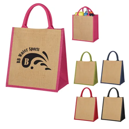Custom Escape Jute Tote Bag