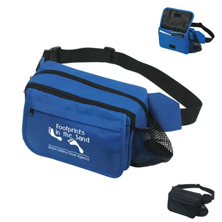 Custom Happy Travels Fanny Pack