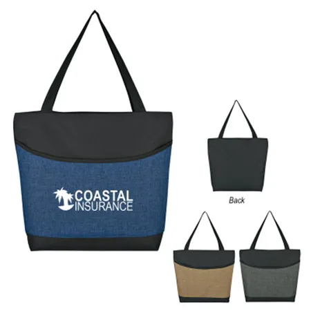 Custom High Line Two Tone Tote Bag