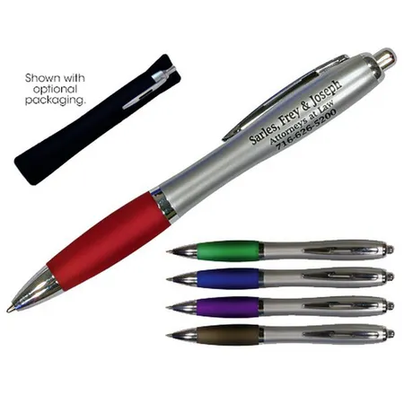 Custom Silhouette Satin Grip Pen