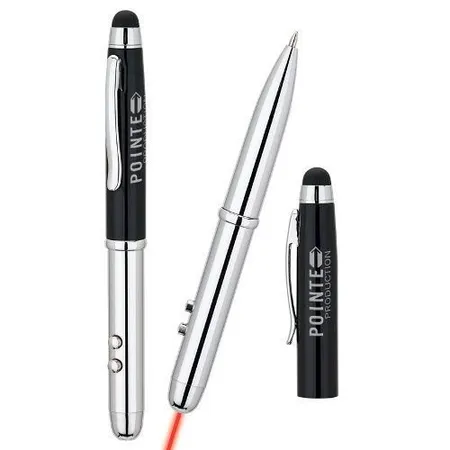 Custom 4 In 1 Ballpoint Pen/laser Pointer/light/stylus