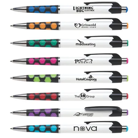 Custom Mardi Gras Hex Pen