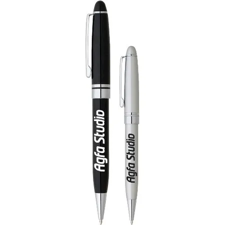 Custom Galaxy Series Satin Chrome Ballpoint Pen