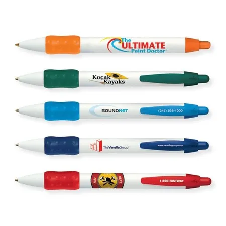 Custom Bic Widebody Color Rubber Grip Pen