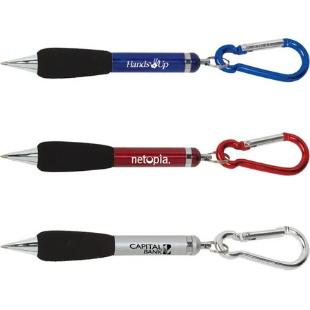 Custom Metal Pen With Carabiner