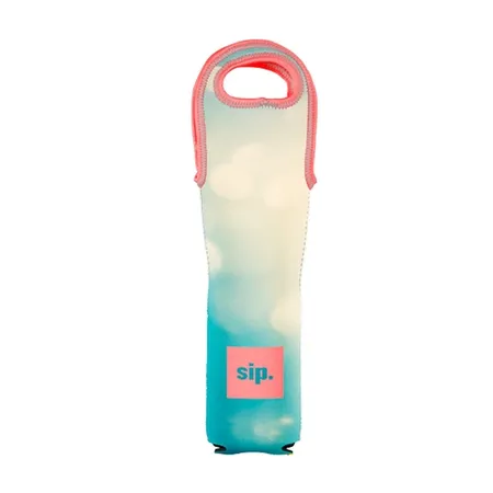 Custom Neoprene Wine Tote Single - Full Color