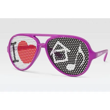 Aviator Style Full Color Sunglasses