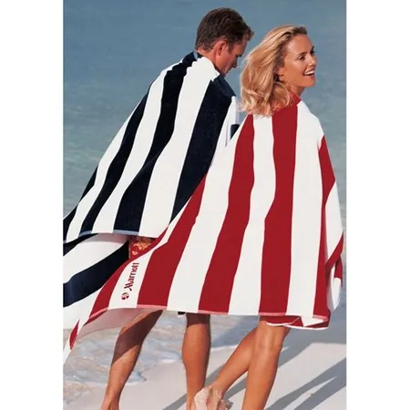 Horizontal Cabana Stripe Beach Towel