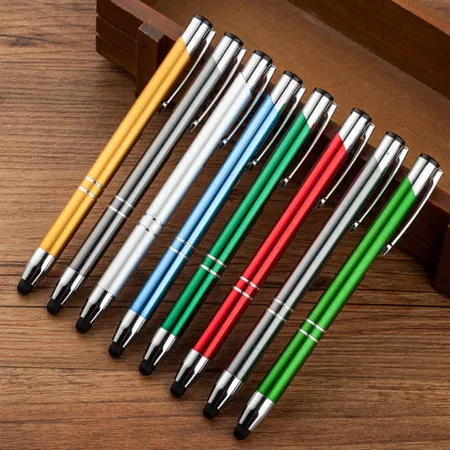 Custom Click Simple Ball Point Pen With The Stylus Pen Pmt01020