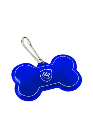 Reflective Pet Collar Tag - Dog Bone