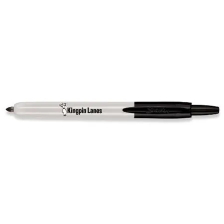 Custom Fine Point Permanent Marker Pen With Click Top