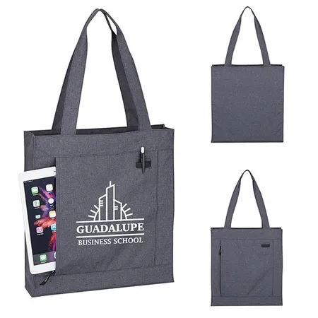 Custom Hidden Zipper Tote Bag