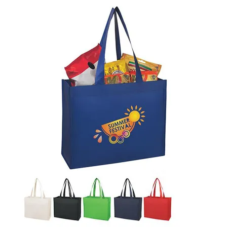 Custom Matte Laminated Non Woven Shopper Tote Bag