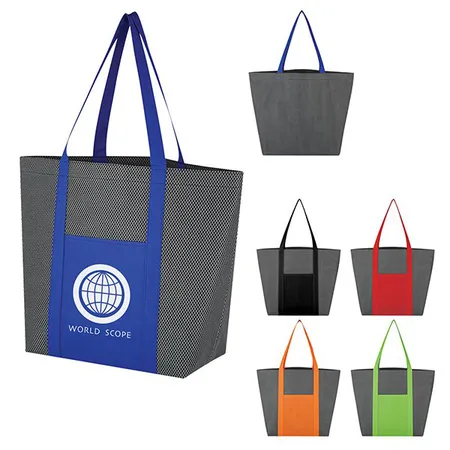 Custom Non Woven Honeycomb Mesh Tote Bag