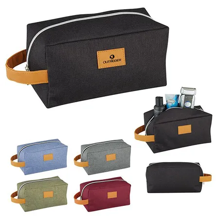 Custom Heathered Toiletry Bag