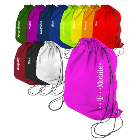 Custom Drawstring Non Woven Tote Bags