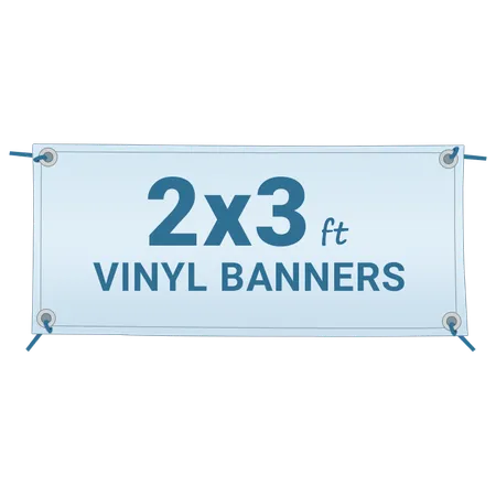 Custom 2′ X 3′ Vinyl Banners
