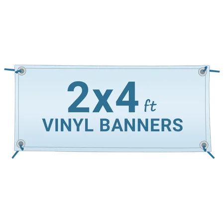 Custom 2′ X 4′ Vinyl Banners
