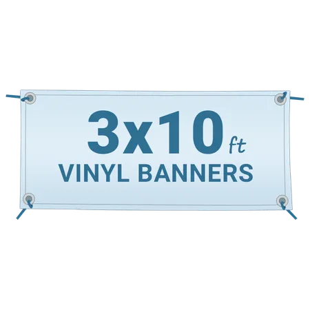 Custom 3′ X 10′ Vinyl Banners