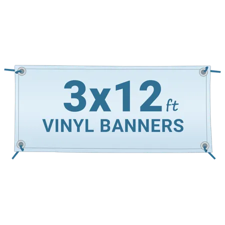 Custom 3′ X 12′ Vinyl Banners