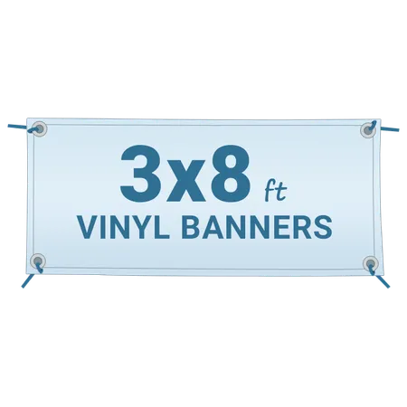 Custom 3′ X 8′ Vinyl Banners