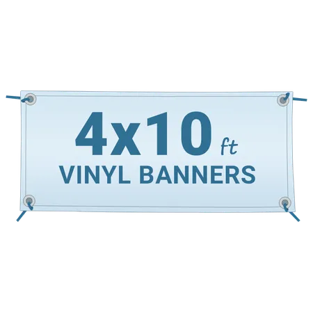 Custom 4′ X 10′ Vinyl Banners