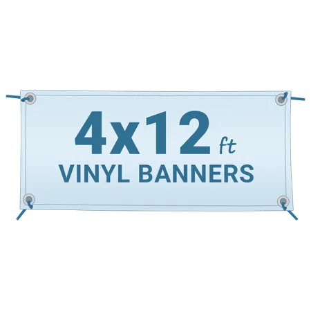 Custom 4′ X 12′ Vinyl Banners