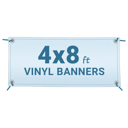 Custom 4′ X 8′ Vinyl Banners