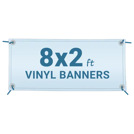 Custom 8′ X 2′ Vinyl Banners