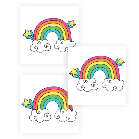 Custom Rainbows Tattoo