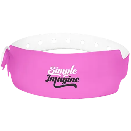 Wide Plastic Wristbands